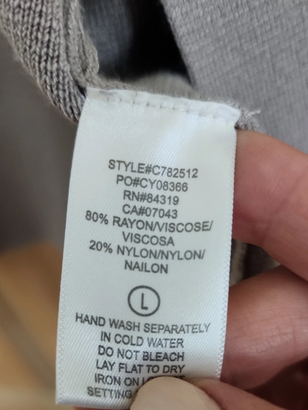 Cardigan in Light Gray